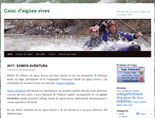 Tablet Screenshot of aiguesbraves.org
